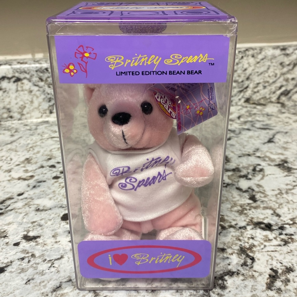 Limited Edition Britney Spears bear in box with tags